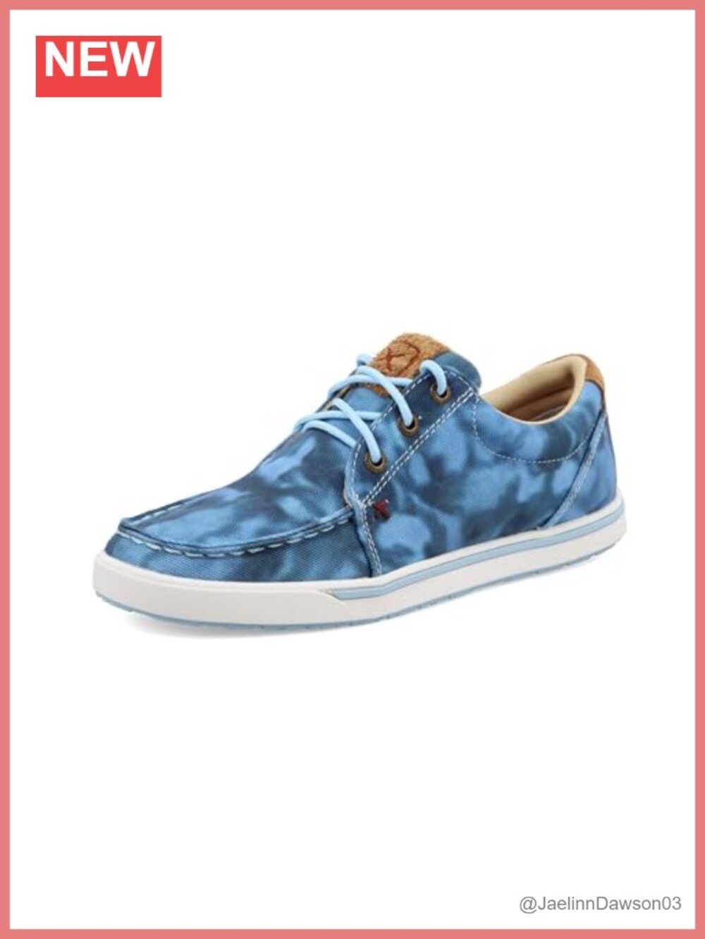 Twisted X Kicks Moc Toe Loafer Slip-On Casual Shoe Canvas EcoTWEED Lining